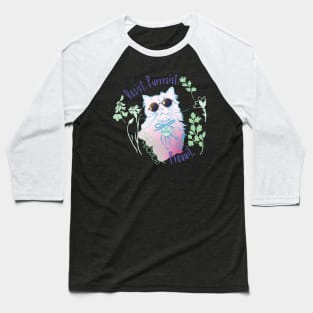 Resist. Purrrsist. Prevail. Baseball T-Shirt